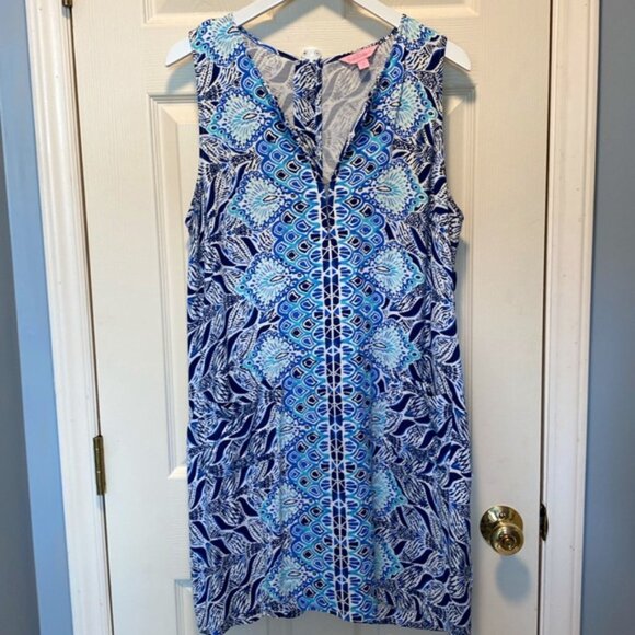 Lilly Pulitzer Kelby Stretch Shift Dress EUC - Picture 2 of 9